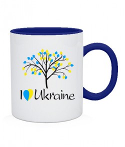 Чашка Я люблю Ukraine