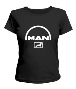 Женская футболка Man