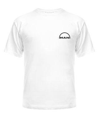 Чоловіча футболка преміум "Оксамит" (Білий M) MAN (А6)