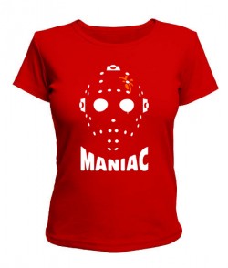 Женская футболка Maniac
