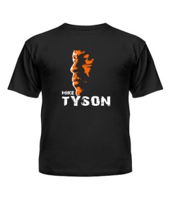 Дитяча футболка (чорна 12 років 152 см) Майк Тайсон