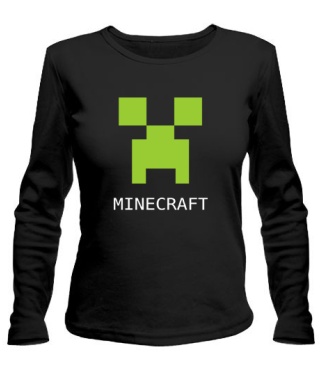 Женский лонгслив Minecraft