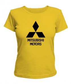 Женская футболка Митсубиши Моторс (Mitsubishi Motors)