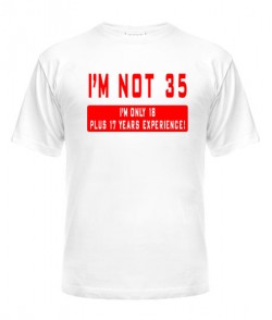 Чоловіча футболка Мені не 35!