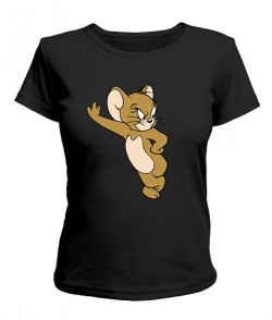 Женская футболка Мышка Джерри