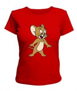 Женская футболка Мышка Джерри №2