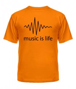 Чоловіча футболка Music is life