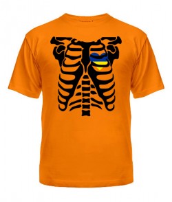 Чоловіча футболка Скелет-патріот