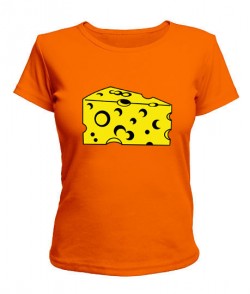 Женская футболка Мышка и сыр