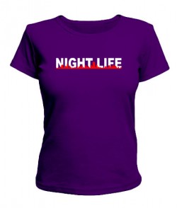 Женская футболка Night Life