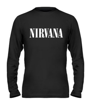 Мужской Лонгслив Nirvana