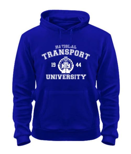 Толстовка-худи (Синий L) НТУ