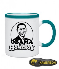 Чашка хамелеон Обама