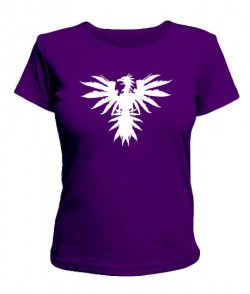 Женская футболка Ободраный орел