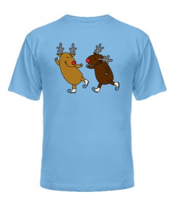 Чоловіча футболка Веселі оленята