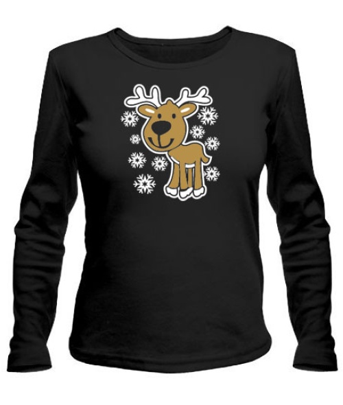 Жіночий лонгслів Оленя №3