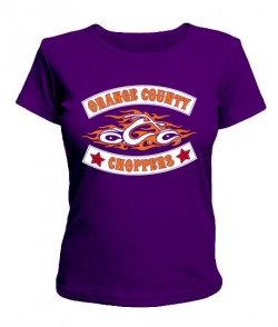 Женская футболка Orange contry choppers 1
