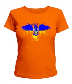 Женская футболка Герб Украины Вариант №22