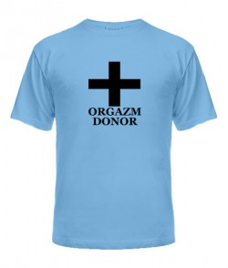 Чоловіча футболка Оргазм-донор