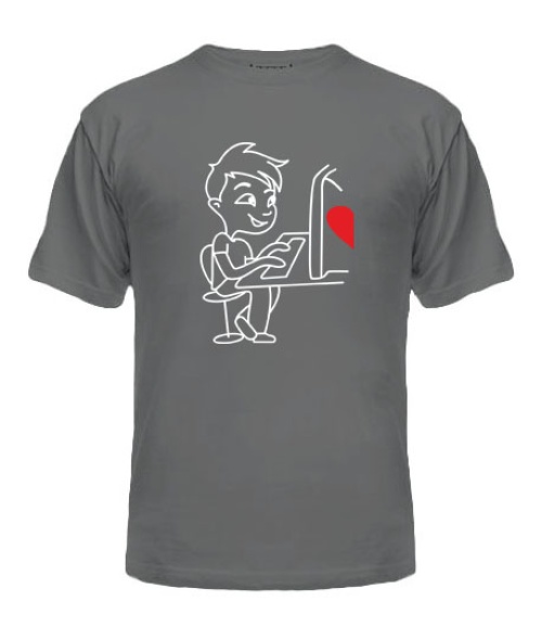 Мужская Футболка Пара