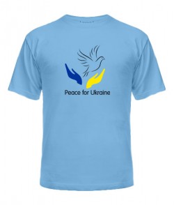 Мужская Футболка Peace for Ukraine