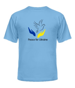 Чоловіча футболка Peace for Ukraine