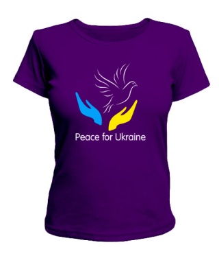 Жіноча футболка Peace for Ukraine