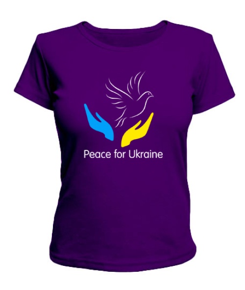 Жіноча футболка Peace for Ukraine
