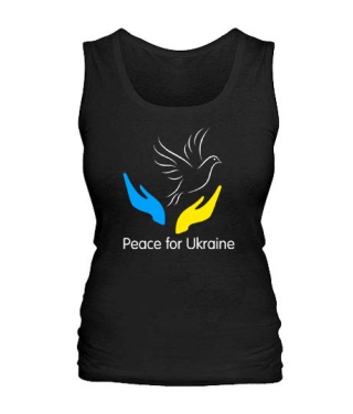 Жіноча майка Peace for Ukraine