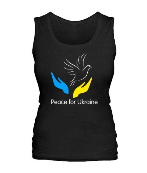 Жіноча майка Peace for Ukraine