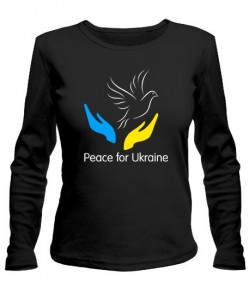 Женский лонгслив Peace for Ukraine