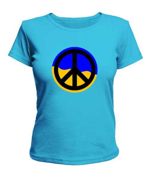 Жіноча футболка Прапор України Варіант №6