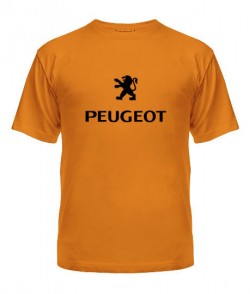 Чоловіча футболка (помаранчева S) Пежо (Peugeot)