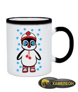 Чашка хамелеон Пингвиненок