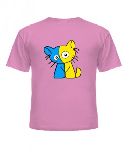 Дитяча футболка Кіт-патріот