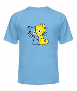 Чоловіча футболка Кіт-патріот