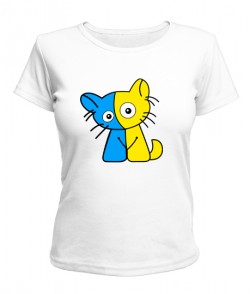 Жіноча футболка Кіт-патріот