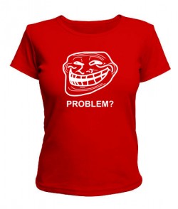Женская футболка Problem