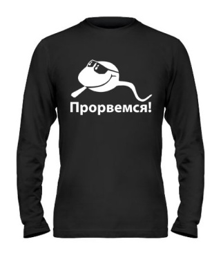 Мужской Лонгслив Прорвемся