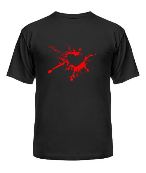 Чоловіча футболка Розбите серце