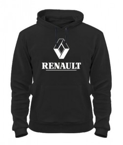 Толстовка-худи (Черная XXL) Рено (Renault)