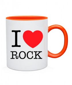 Чашка I love rock