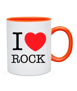 Чашка I love rock