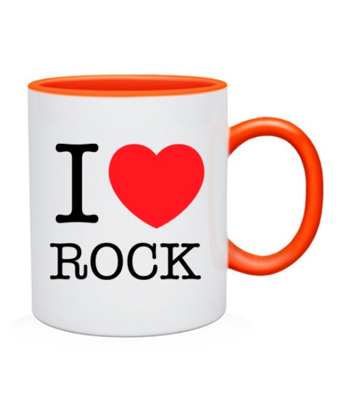 Чашка I love rock