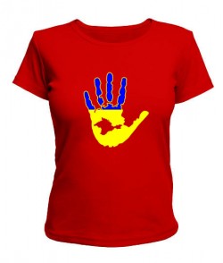 Женская футболка Рука-Крым