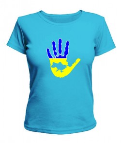 Жіноча футболка Рука-Україна