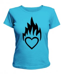 Женская футболка Сердце Вариант №2