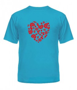 Чоловіча футболка Серце Варіант №4