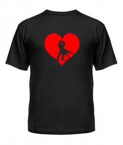 Чоловіча футболка Серце Варіант №5