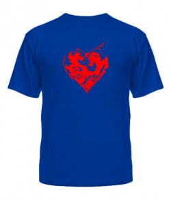 Чоловіча футболка Серце Варіант №7